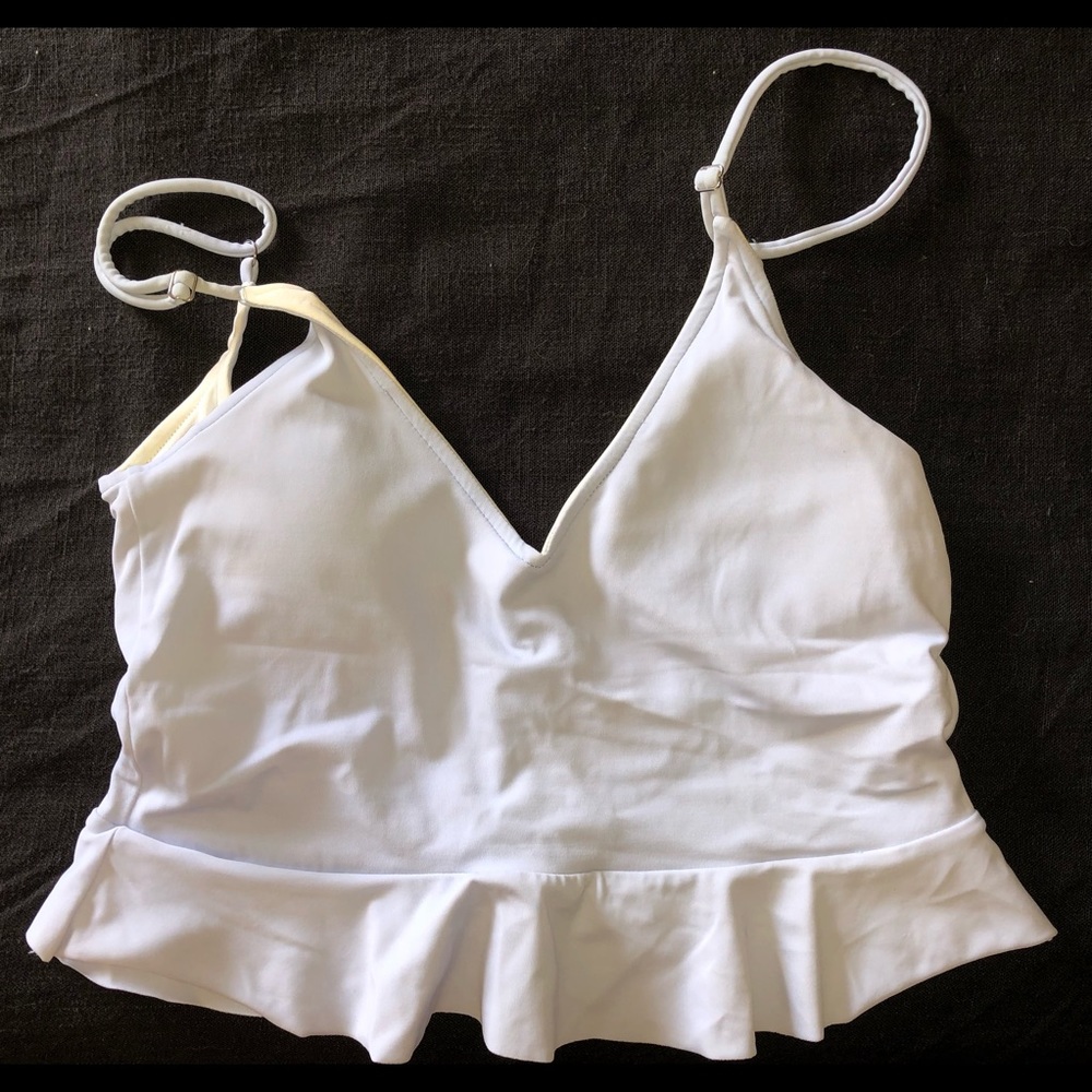 Kortni Jeane Pale Blue Scoop back Top